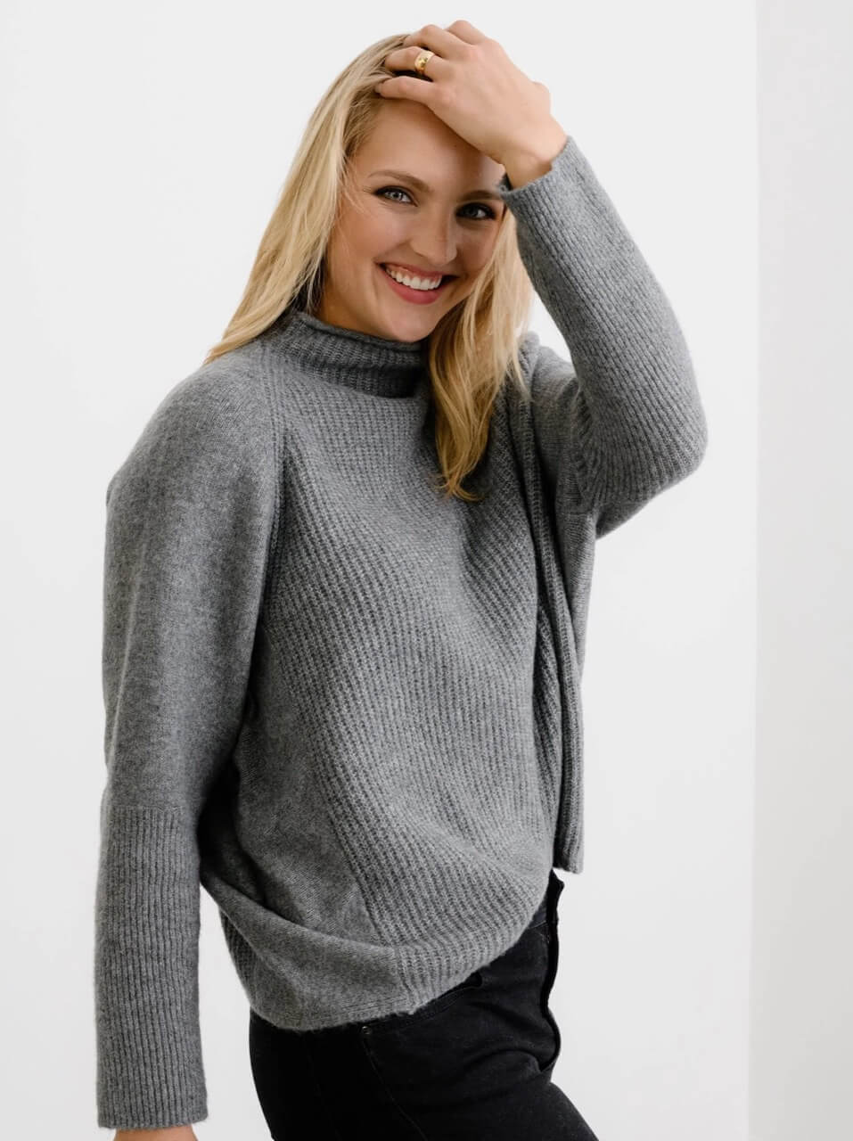 ABLE_Harriet Sweater-grey