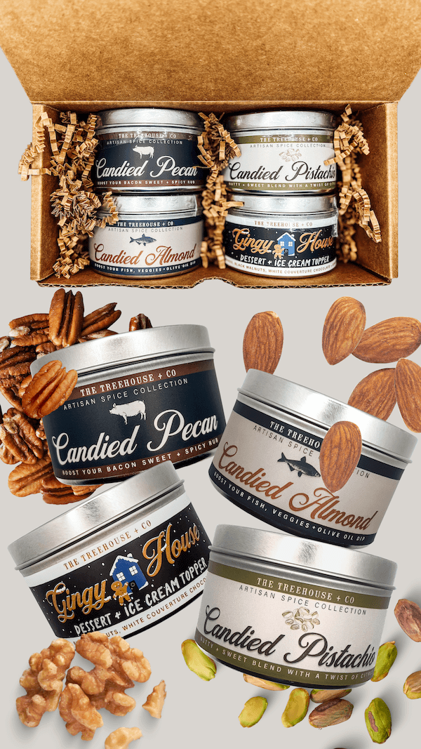 Treehouse Holiday Nut-based Rub Collection 2